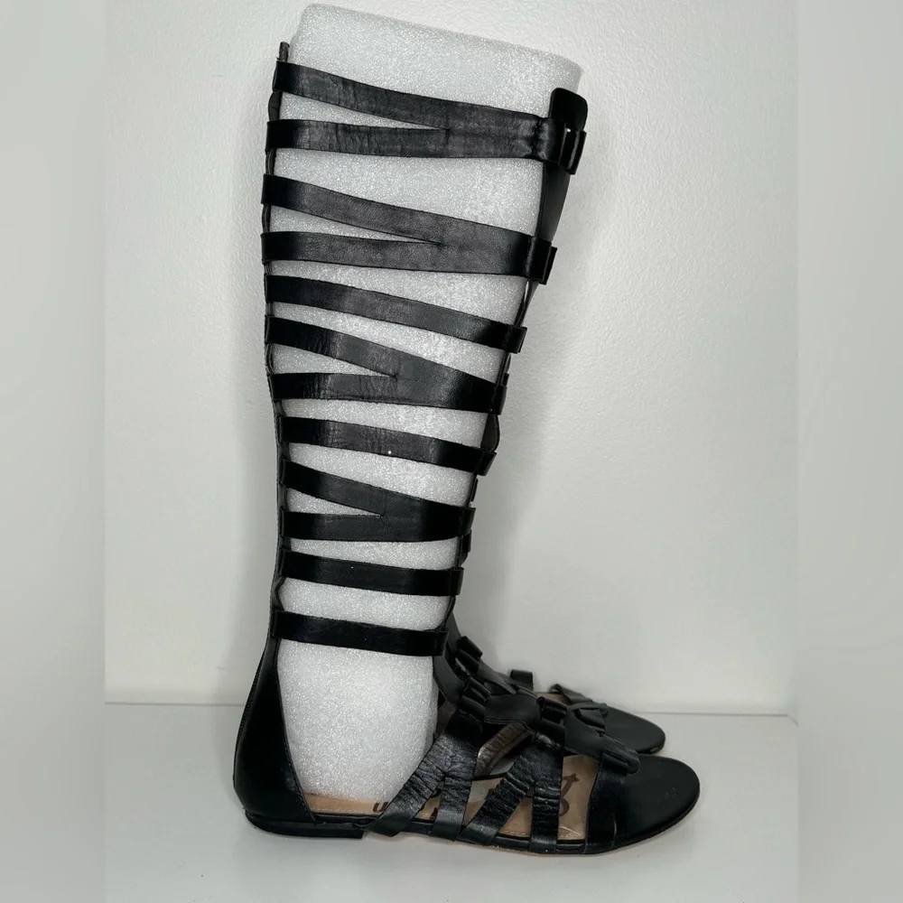 Sam Edelman Black Gladiator Sandals - Stylish Comfort for Any Occasion